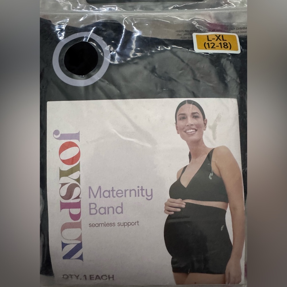 Joyspun Black Maternity Support Band